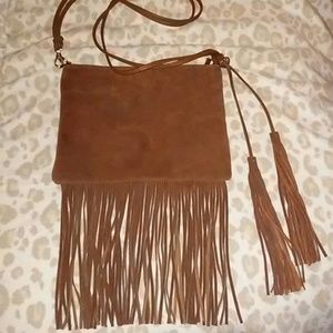 Fringed purse